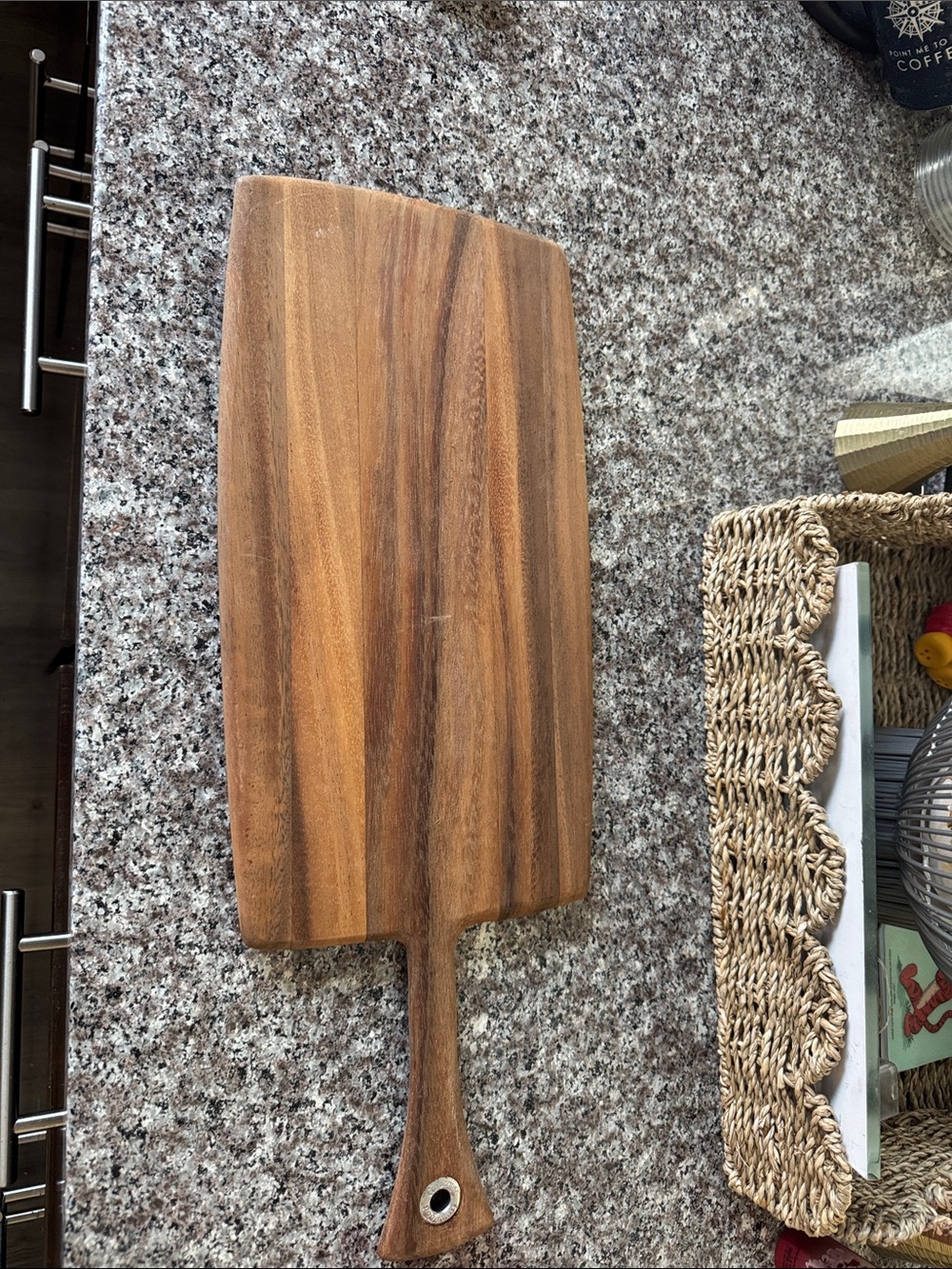 Wood Serving & Cutting Board - Natural Brown